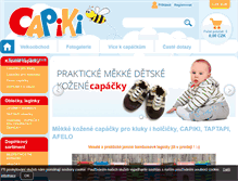 Tablet Screenshot of capiki.cz